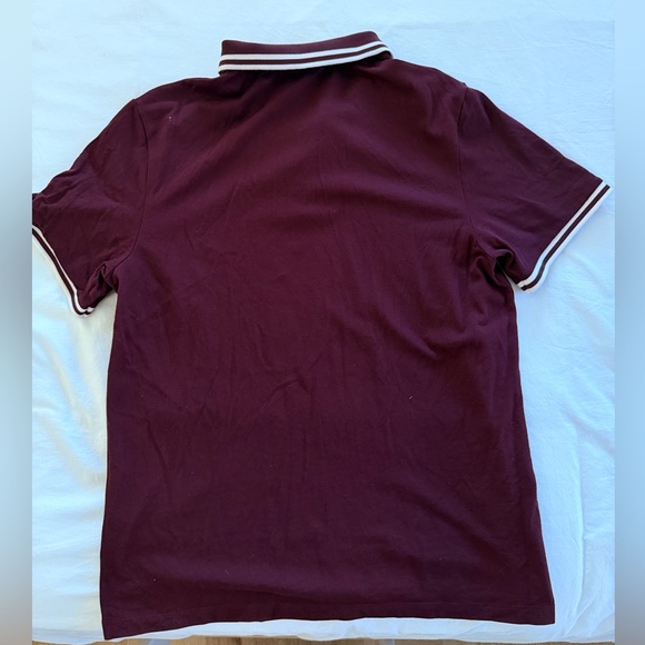 ASOS Men’s Burgundy Polo Shirt - Picture 3 of 3